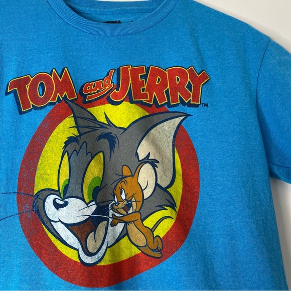 Tom and Jerry Blue Graphic Tee - Picture 2 of 6
